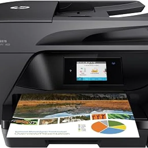 HP OfficeJet Pro 6978 All-in-One Wireless Printer, Instant Ink, Works with Alexa (T0F29A)