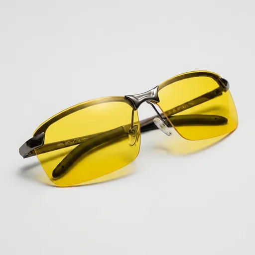 Night Driving Glasses Anti Glare Polarized - Night Vision Tac Glasses - Stylish Case for Driving Nighttime