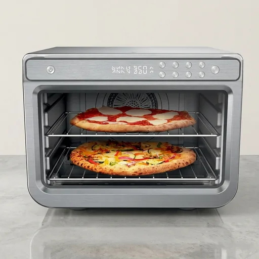 Ninja Air Fryer & Toaster Oven Combo | 10-in-1 Prestige Smart XL Countertop Oven | Bake up to 20 Cookies, Fit up to a 12lb Turkey | Pizza, Toast, Bake, Dehydrate | 1800 Watt | Stainless Steel | DT501​