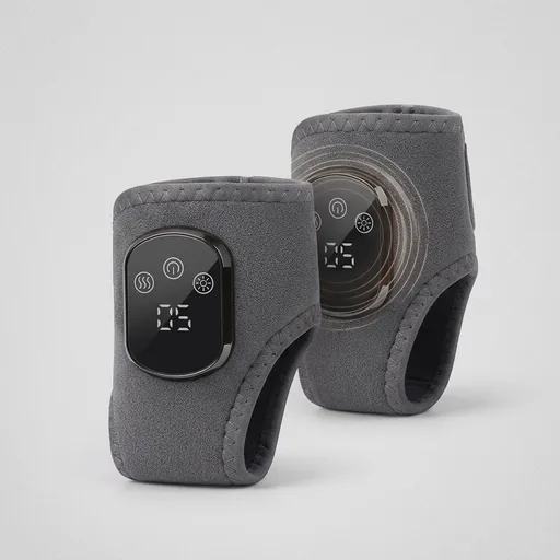 2026 Upgraded Foot Triple Method Massager - Cordless Heated Foot Massager with 5 Heat & 3 Vibration for Soreness Relief & Relaxation, Portable for Home, Office, Travel - Ideal Gift - 2-Pack Gray