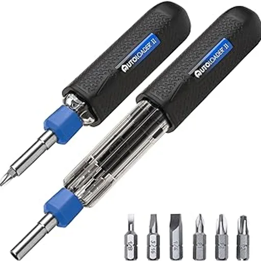 Multi-Bit Magnetic Screwdriver with Auto-Loading Barrel