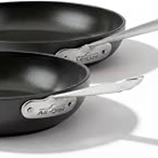 All-CladHA1® Nonstick, 2-Piece Fry Pan Set, Induction Ready | 8" and 10" frying pans set, Long-lasting non-stick, Scratch-Resistant Exterior, Dishwasher safe, O