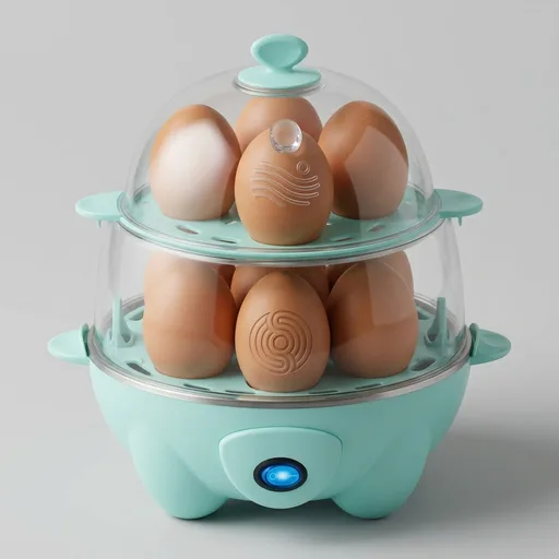 Dash Deluxe Egg Cooker - Boiler, Poacher & Steamer - Includes Measuring & Recipe Guide - Dishwasher Safe - BPA Free - Holds 12 Eggs, Aqua