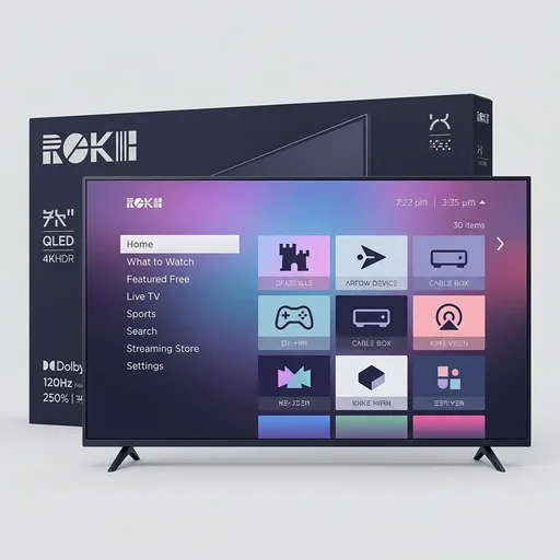 Roku Pro Series 75-Inch 4K QLED Smart TV