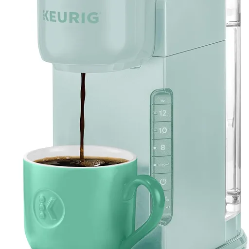 Keurig K-Express Single Serve K-Cup Pod Coffee Maker, 3 Brew Sizes, Strong Button Feature, 42oz Removable Reservoir, Mint