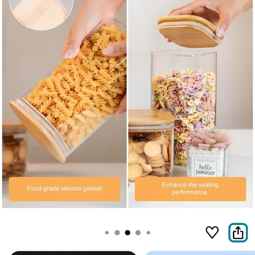 YUNCANG Glass Storage Jars