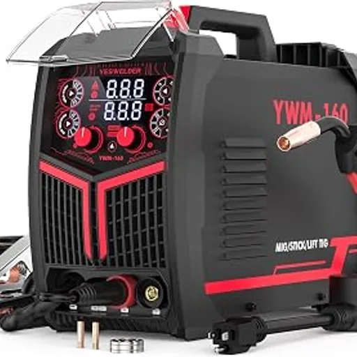 YESWELDER 160A MIG Welder, 110V/220V MIG/Flux Core/Lift TIG/Stick