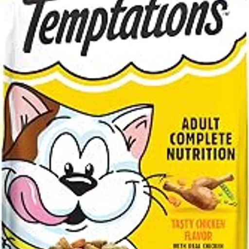 TemptationsAdult Dry Cat Food, Tasty Chicken Flavor, 6.3 lb, 3 Pack