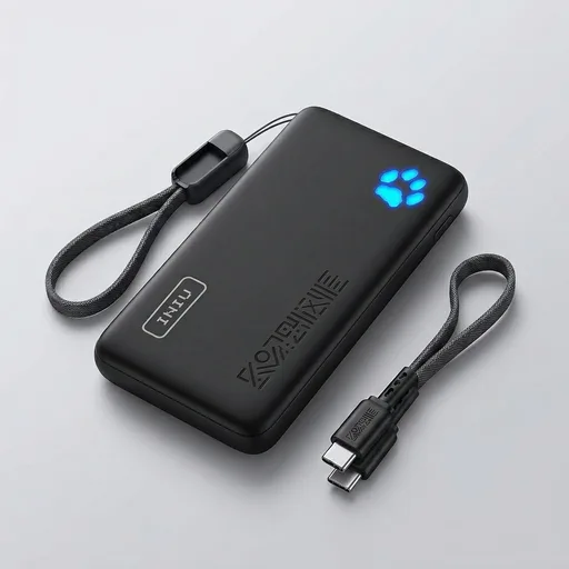 INIU 45W Fast Charging Portable Charger, 40% Smaller 10000mAh with Detachable Cable, Flight-Safe Travel Power Bank, USB C External Phone Battery Pack for iPhone 17 16 Pro iPad Samsung S26 Google etc