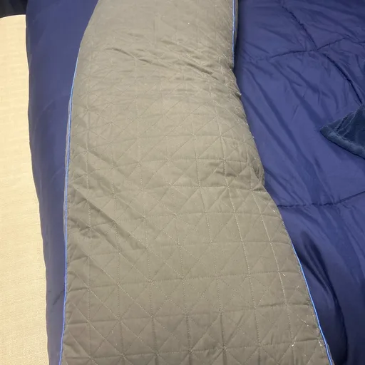 ZonLi Cooling Body Pillow for Adults Side Sleeper & Pregnancy - Memory Foam Insert Long Body Pillow 20 x 54 Inch with Washable Pillowcase, Gift for Men Women Grey