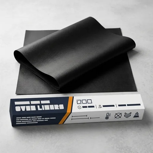 Oven Liners for Bottom of Oven - 2 Pack Large Heavy Duty Mats, 17”x25” Non-Stick Reusable Liner for Electric, Gas, Toaster Ovens, Grills - BPA & PFOA Free Kitchen Accessory to Keep Oven Clean (Black)