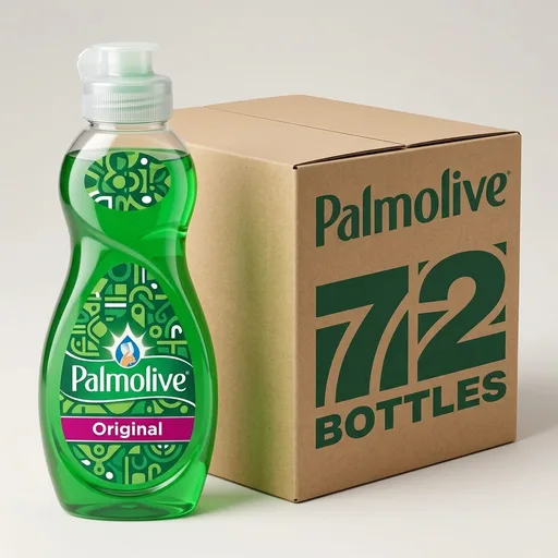 PALMOLIVE Dishwashing Liquid, Travel Dish Soap, Original Scent, Green, 3 Fluid Ounce Bottle (Case of 72) - Total of 216 Fluid Ounces - Dishwashing Liquid - Kitchen Soap & Cleaning Supplies
