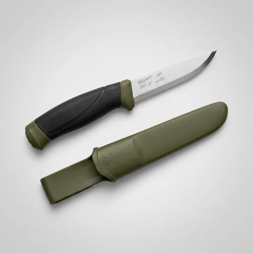 Morakniv Companion Carbon Steel Fixed-Blade Knife with Sheath