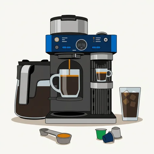 Ninja Espresso & Coffee Maker, Nespresso Capsule Compatible, Black, CFN601