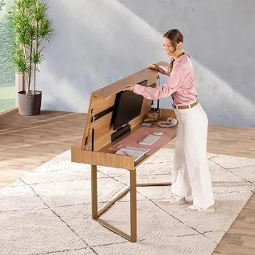 Transformer Table to Desk, Natural