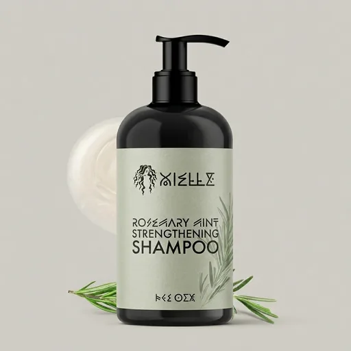 Mielle Organics Rosemary Mint Hair Strengthening Biotin Shampoo - Moisturizing Hair Shampoo for Women and Men to Gently Cleanse, Repair & Protect Strands (12 oz)