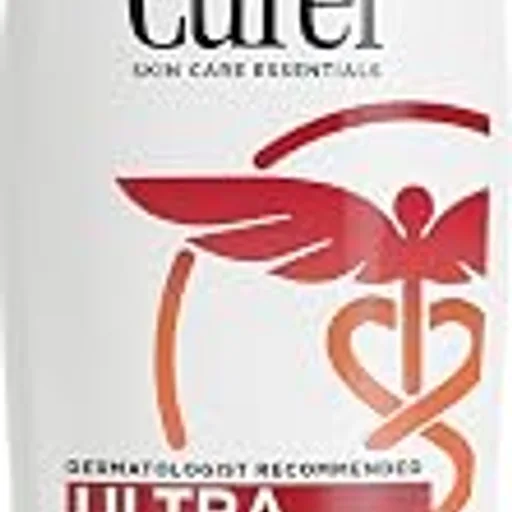 CurelUltra Healing Body Lotion, Moisturizer, Fragrance-Free, 20 fl oz | Repairs Moisture Barrier, Ceremides, Dry & Sensitive Skin, Eczema-Prone, Dermatologist R