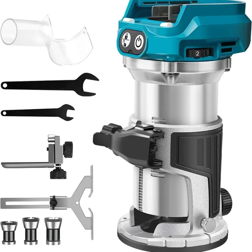Cordless Compact Wood Router for Makita 18V Battery, Palm Router
