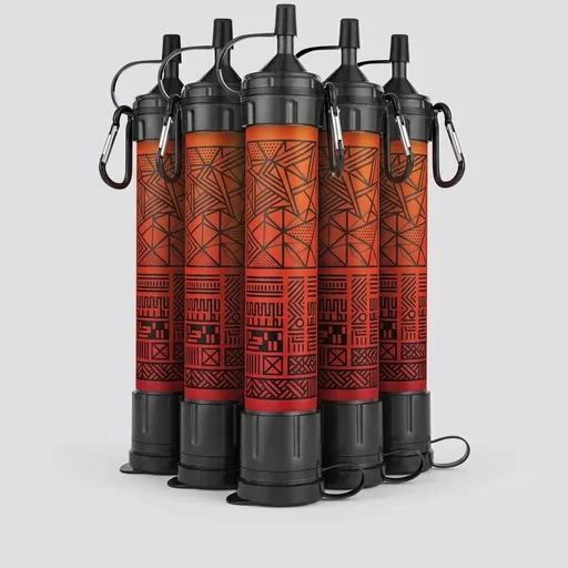 High-Capacity Emergency Water Straws