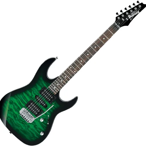 Ibanez GIO Series GRX70QA - Transparent Emerald Burst