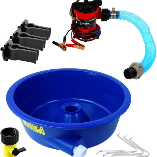 Gold mining condenser Kit w/Pump & Leg Levelers