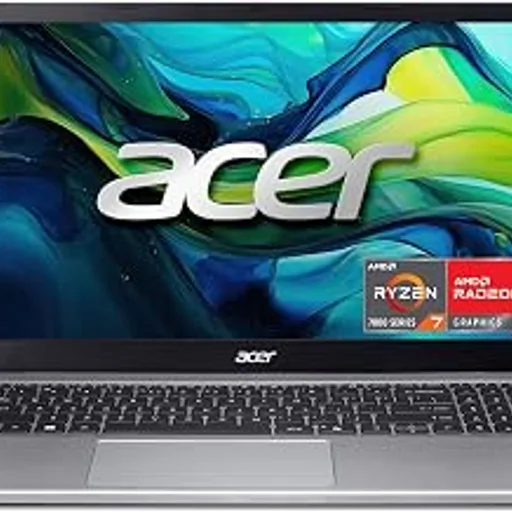 AcerAspire Go 15 AI Ready Laptop | 15.6" FHD (1920 x 1080) IPS Display | AMD Ryzen 7 7730U | AMD Radeon Graphics | 16GB DDR4 | 512GB PCIe Gen4 SSD | Wi-Fi 6 | W