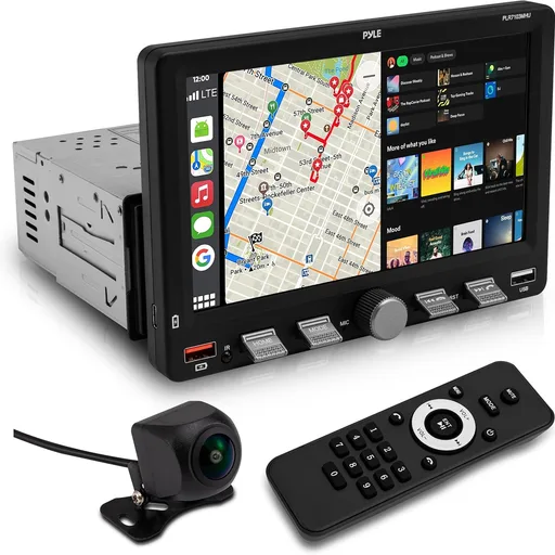 Pyle 7" Single DIN Touchscreen Car Stereo