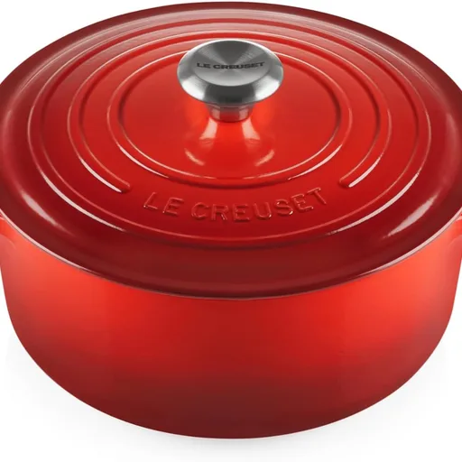 Le Creuset Enameled Cast Iron Round Dutch Oven, 5.5 qt., Cerise