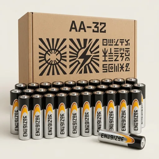 Energizer AA Batteries Alkaline Power, 32 Count Alkaline Double A Battery Pack