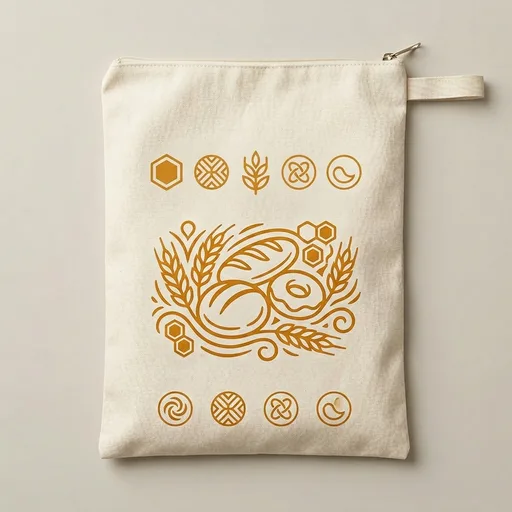 Lorine Beeswax Lining Bread Bags, Reusable Bread Bags for Homemade & Sourdough Bread, Large capacity 13 * 17'', Moisture Lock with Zip for Bread Freshness with Sealing (1 PC)