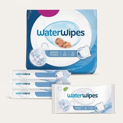 WaterWipes Sensitive+ Newborn & Baby Wipes, 3-In-1 Cleans, Cares, Protects, 99.9% Water, Unscented & Hypoallergenic, 240 Count (4 Packs)
