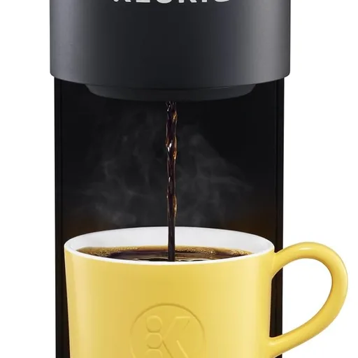 Keurig K-Mini Single Serve K-Cup Pod Coffee Maker, 6 to 12oz Brew size, with Cord Storage, Perfect for Small Spaces, Black | Single-Serve K-Cup Brewer, Brews 6-12 Oz, One-Cup Reservoir, Cord Storage, Under 5 Wide