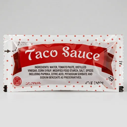 Portion Pack Taco Sauce, 0.32-Ounce Single Serve Packages (Pack of 200)