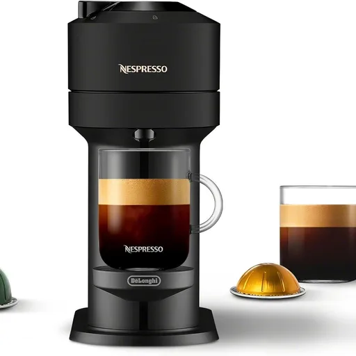 Nespresso Vertuo Next Coffee and Espresso Maker by De'Longhi, Matte Black