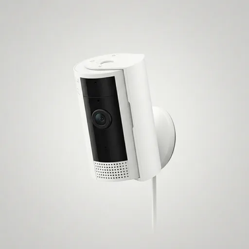 Ring Indoor Cam, Home or business security in 1080p HD video, White
