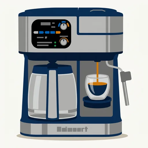 Cuisinart Coffee Center Barista Bar 4-in-1 Coffee Maker SS-4N1NAS