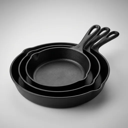 Utopia Kitchen Cast Iron Skillet Set