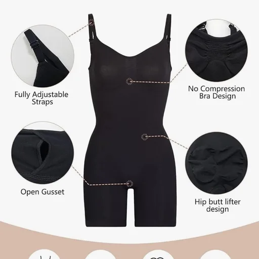 SHAPERX Tummy Control Bodysuit