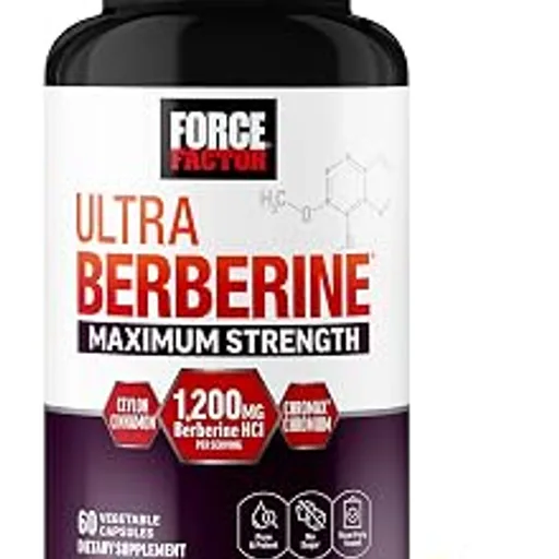 Force FactorUltra Berberine Maximum Strength, 1200mg Berberine HCl