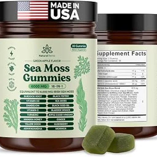 Natural Rems Sea Moss Gummies