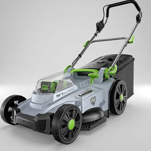 17" Cordless Lawn Mower, 40V Electric Lawnmower for Garden/Patio/Yard/Lawn | 2 x 20V 4.0Ah Battery, 17 inch Cutting Width, 6 Adjustable Height, 50L Grass Bag, Bagging Mode&Mulching Mode