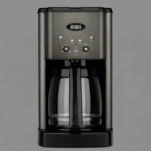 Cuisinart 12 Cup Brew Central Maker Coffee Maker, Black Stainless Steel, DCC-1200BKSNAS