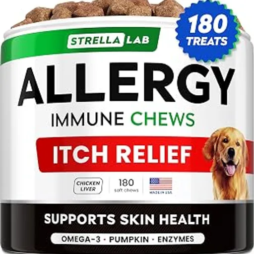 StrellaLab Dog Allergy & Itching Relief Chews
