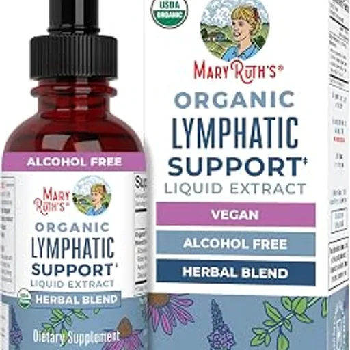 MARYRUTH'S Organic Lymphatic Support Liquid Drops, Herbal Blend, Non-GMO
