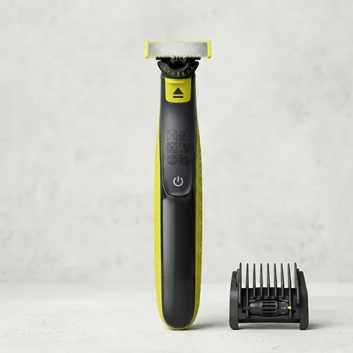 Philips Norelco One 360 Hybrid Face, Electric Beard Trimmer and Shaver, with 360 Technology, 1x 360 for Face, 5in1 Adjustable Comb, Model QP2724/90