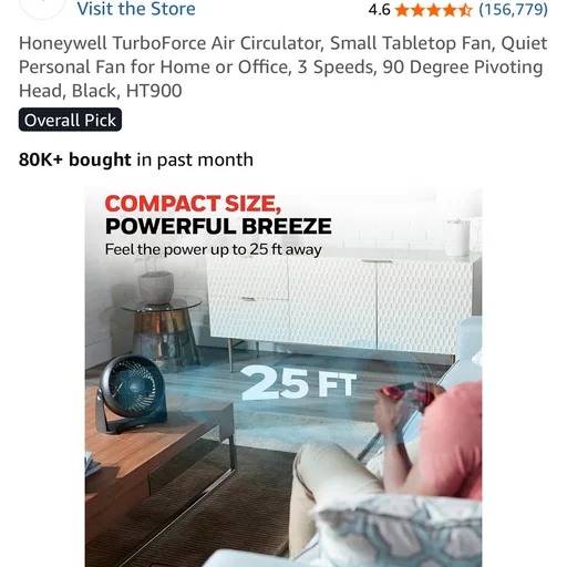 Honeywell Turbo Force Air Circulator