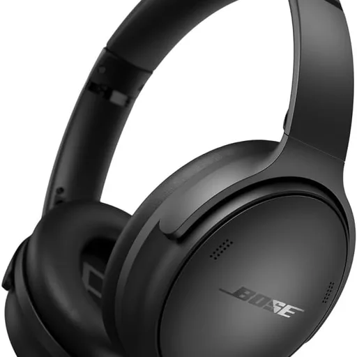 Bose QuietComfort Headphones - Wireless Bluetooth Headphones, Active Over Ear Noise Cancelling and Mic, USB-C Charging, Deep Bass, Up to 24 Hours of Playtime, Black