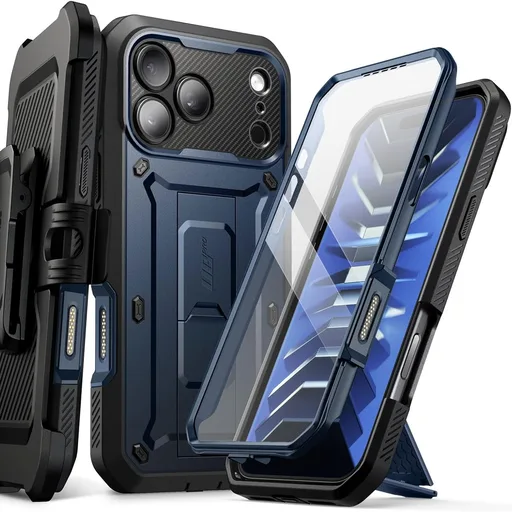 SUPCASE for iPhone 18 Pro Max Case/ 17 Pro Max Case, Belt Clip, Azure