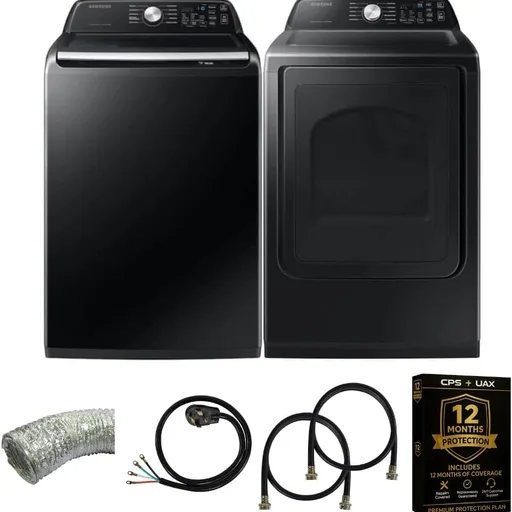 Samsung Smart Top Load Washer & Electric Dryer