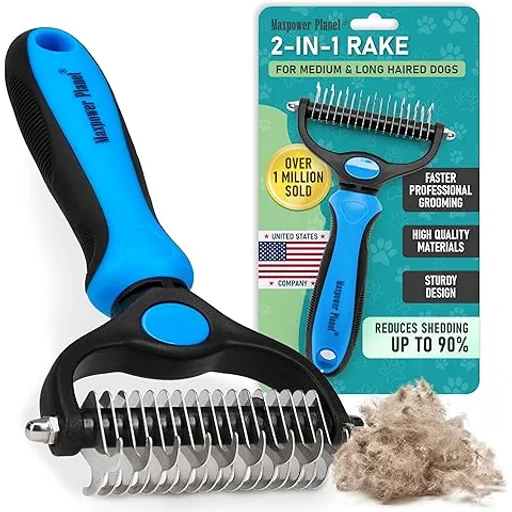 2 in 1 Double Sided Dematting Comb for Cats & Dogs